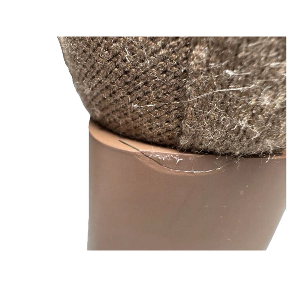 VIVAIA-Vera-Square-Toe Sustainable Wool Oxford Heels Dapple Brown EU 36(5.5) - Picture 7 of 11